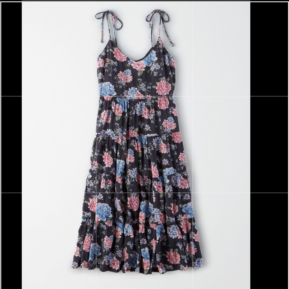 AE Floral Tiered Dress